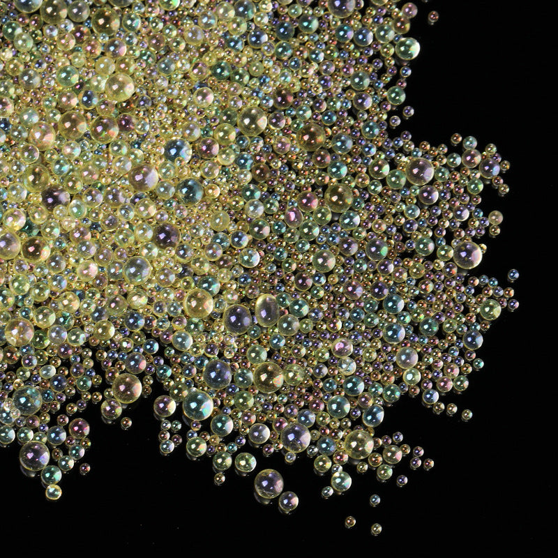 NRS030 New Symphony bead glass 6 grid 12 grid manicure blister bubble beads DIY crystal nail art