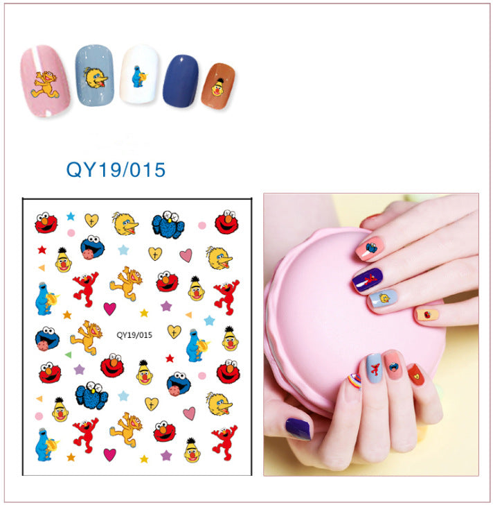 NS5D033  ForLife new Cartoon Nail Art Decals 2D Manicure Applique Nail Stickers for Nail Decoration