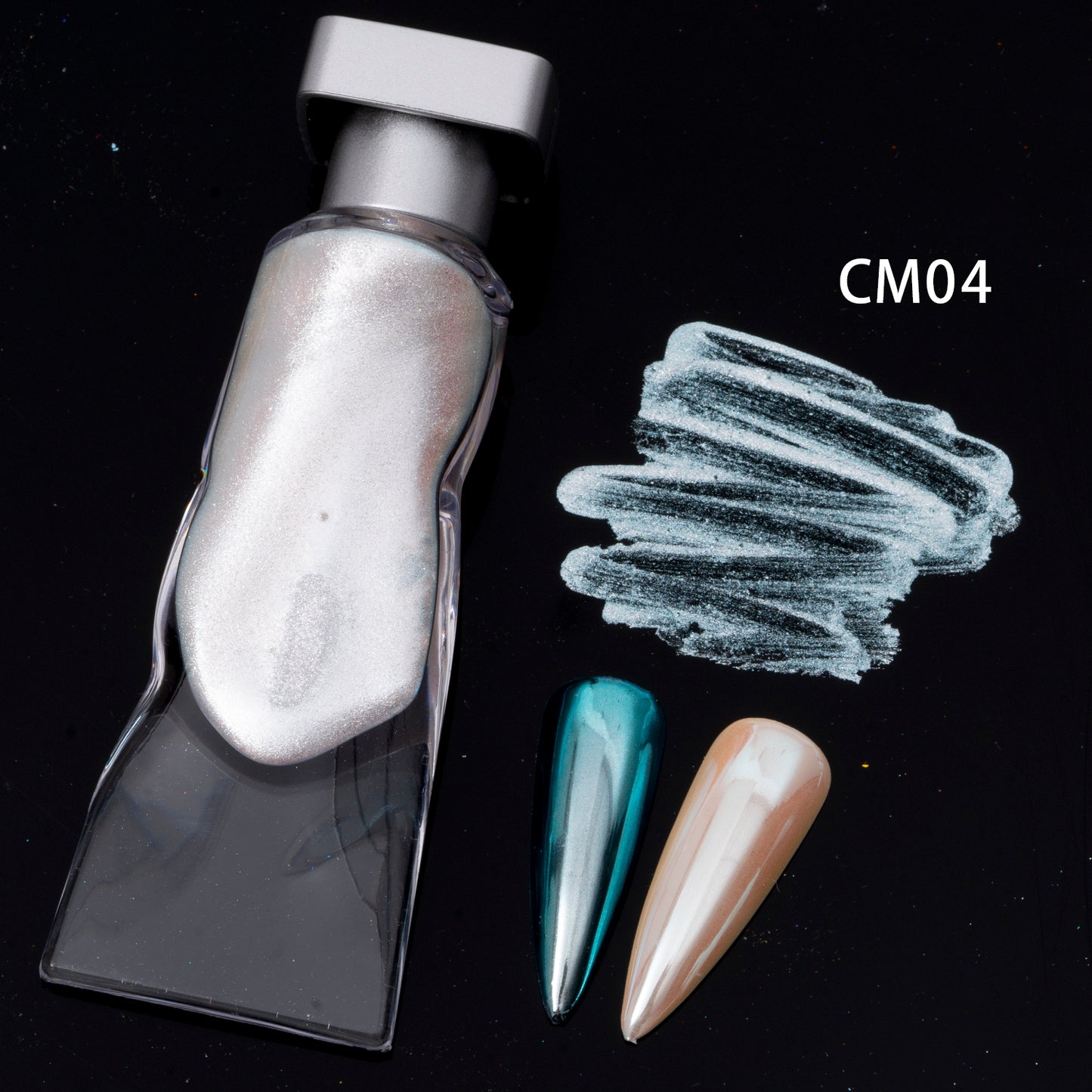FNP018 6 color liquid Aurora laser nail mirror powder used for nail art pigment