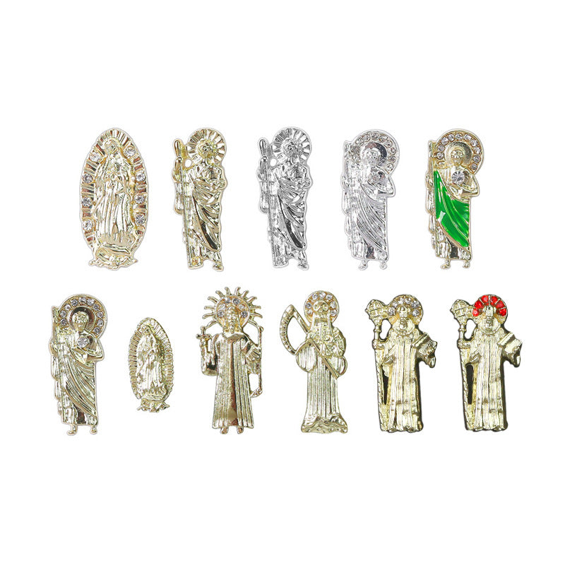 NZJ048 Beauty top St.Jude Nail Art Alloy rhinestone Jewelry charms