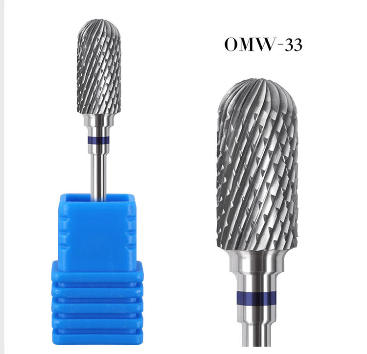 NDB038  Tungsten Carbide Nail Drill Bit Milling Cutter Manicure Machine Equipment Cuticle Clean Burr Pedicure Tools