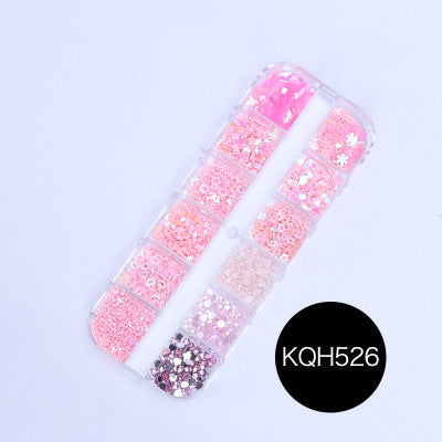 NRS021 ForLife Mixed nail art decals diamond jewelry crystal nails art rhinestone designs 3d shinny nail decorations