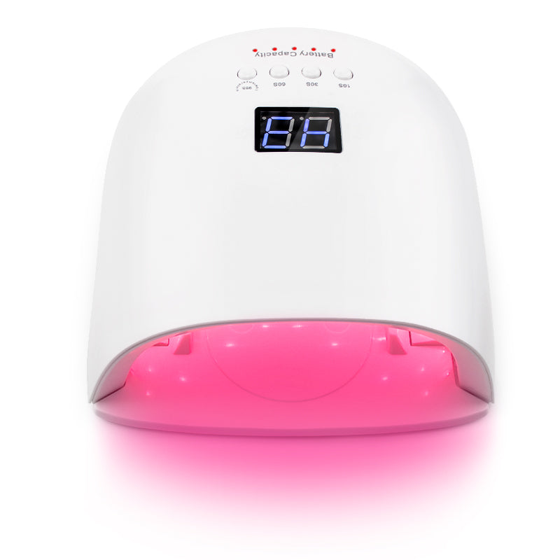 RNL011 2023 New Red Light Rechargeable Nail LED Lamp Wireless Gel Polish Dryer UV Curing Light Manicure Lamps Cordless Nail Art Lamp