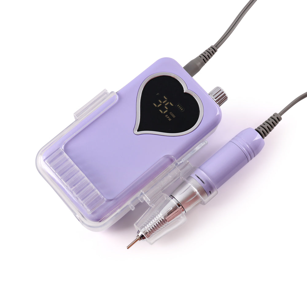 FNDM003  New gradient gold 45W Nail drill desktop 35000RPM Cordless Rechargeable nail drill electric Efile machine