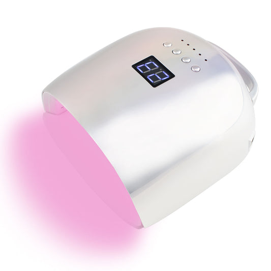 RNL002 new hybrid 86W double OEM dual wireless cordless smart cure digital pink light uv led nail gel lamp manicure nail dryer