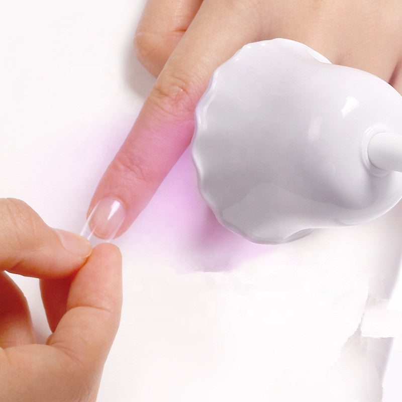 FNL011 New Desktop Phototherapy Nail Lamp Stick Nail Piece Stick Drill Shape Bake Light Therapy Lamp with Mirror Electric Storage