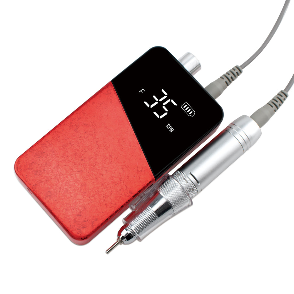 FNDM047 New nail products 35000 Ice flower rechargeable drill nails professional electric nail drill with customized private logo