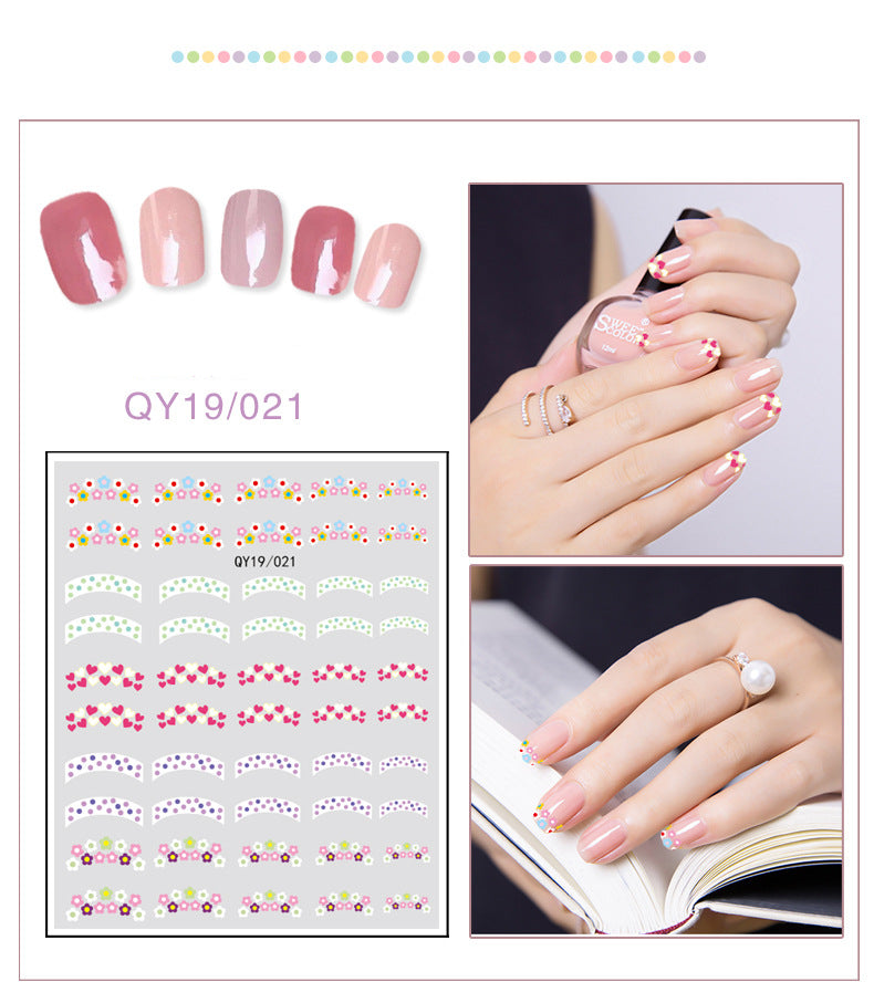 NS5D033  ForLife new Cartoon Nail Art Decals 2D Manicure Applique Nail Stickers for Nail Decoration