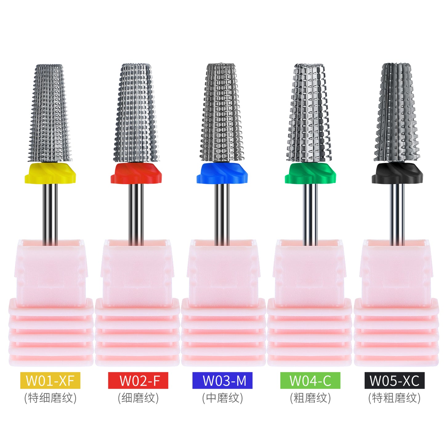 NDB041 Tungsten Carbide Nail Drill Bit Cutter For Quickly Remove Nail Gel Exfoliating Electric Manicure Machine Drill Bits