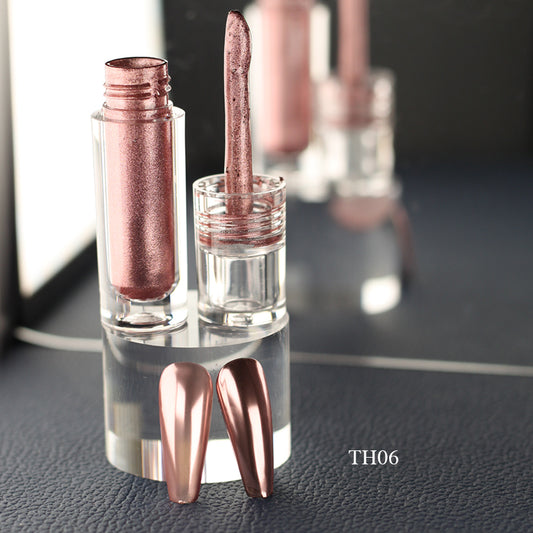 FNP021 High Quality Nail Holographic Pigment Powder 6 Colors White Chameleon Liquid Nail Mirror Powder Nails