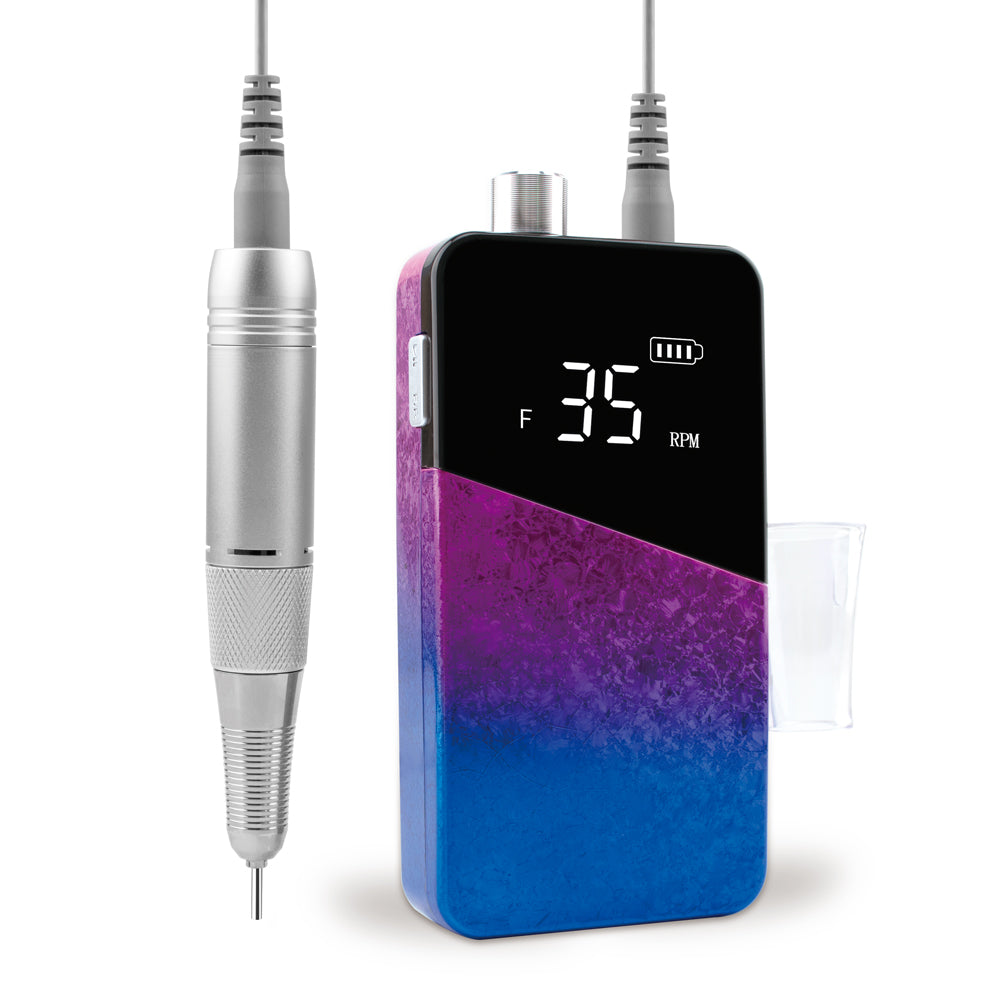 FNDM047 New nail products 35000 Ice flower rechargeable drill nails professional electric nail drill with customized private logo