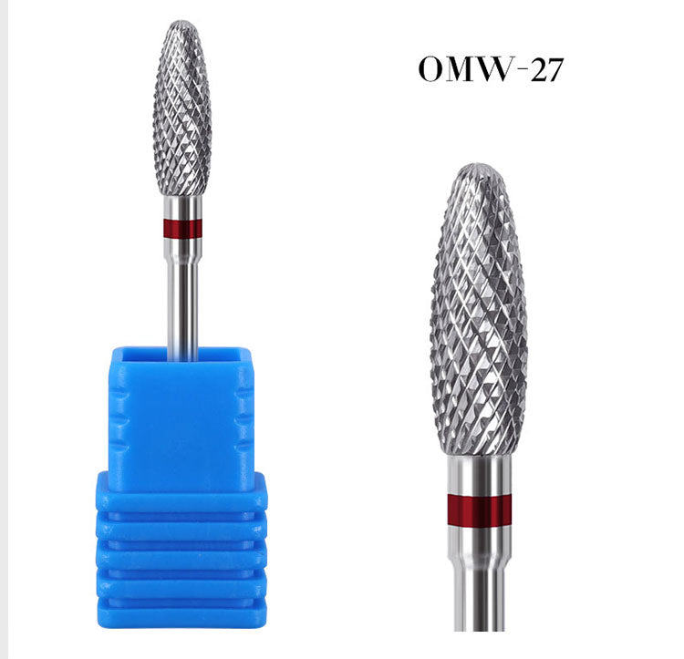 NDB033 Rainbow Carbide Nail Drill Bit Electric Nail Mills Cutter for Manicure Machine Nail Files Accessories tools