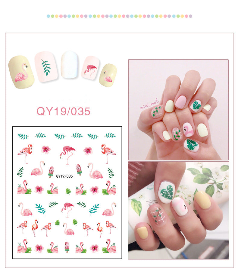 NS5D033  ForLife new Cartoon Nail Art Decals 2D Manicure Applique Nail Stickers for Nail Decoration