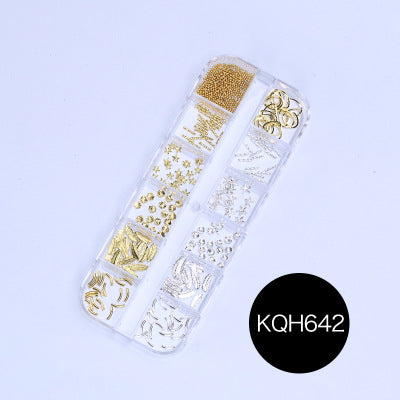 NRS021 ForLife Mixed nail art decals diamond jewelry crystal nails art rhinestone designs 3d shinny nail decorations