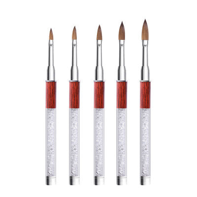 NBR022 ForLife Nair art 100% pure Kolinsky hair brush Nail Tools Nail Pen Crystal Pen Mink Hair Brush Drawing Carving Pen