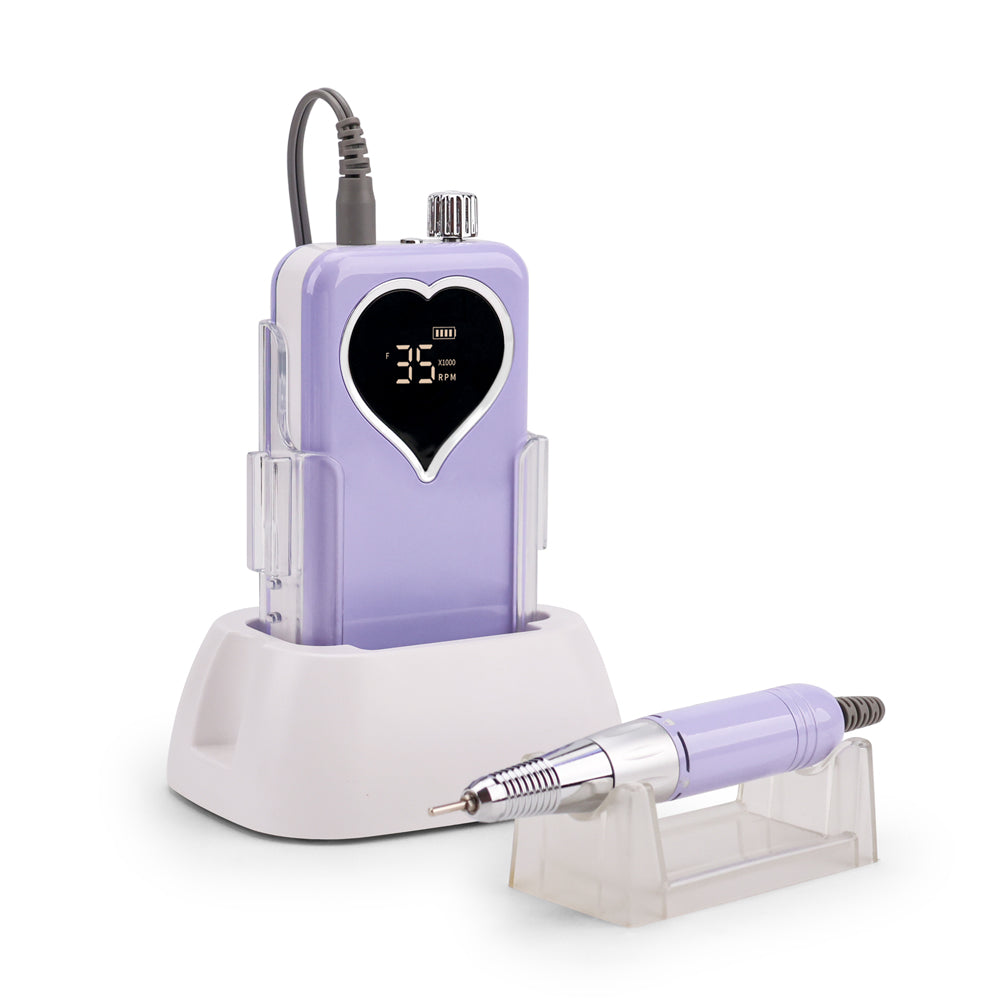 FNDM003  New gradient gold 45W Nail drill desktop 35000RPM Cordless Rechargeable nail drill electric Efile machine