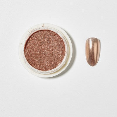 FNP002 Wholesale Antique New Water Ripple Nail Polish Mirror Powder Champagne Rose Gold For Nail Decoration