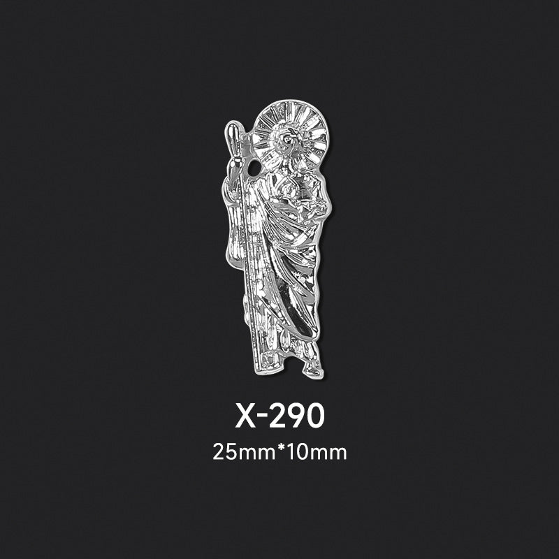 NZJ048 Beauty top St.Jude Nail Art Alloy rhinestone Jewelry charms