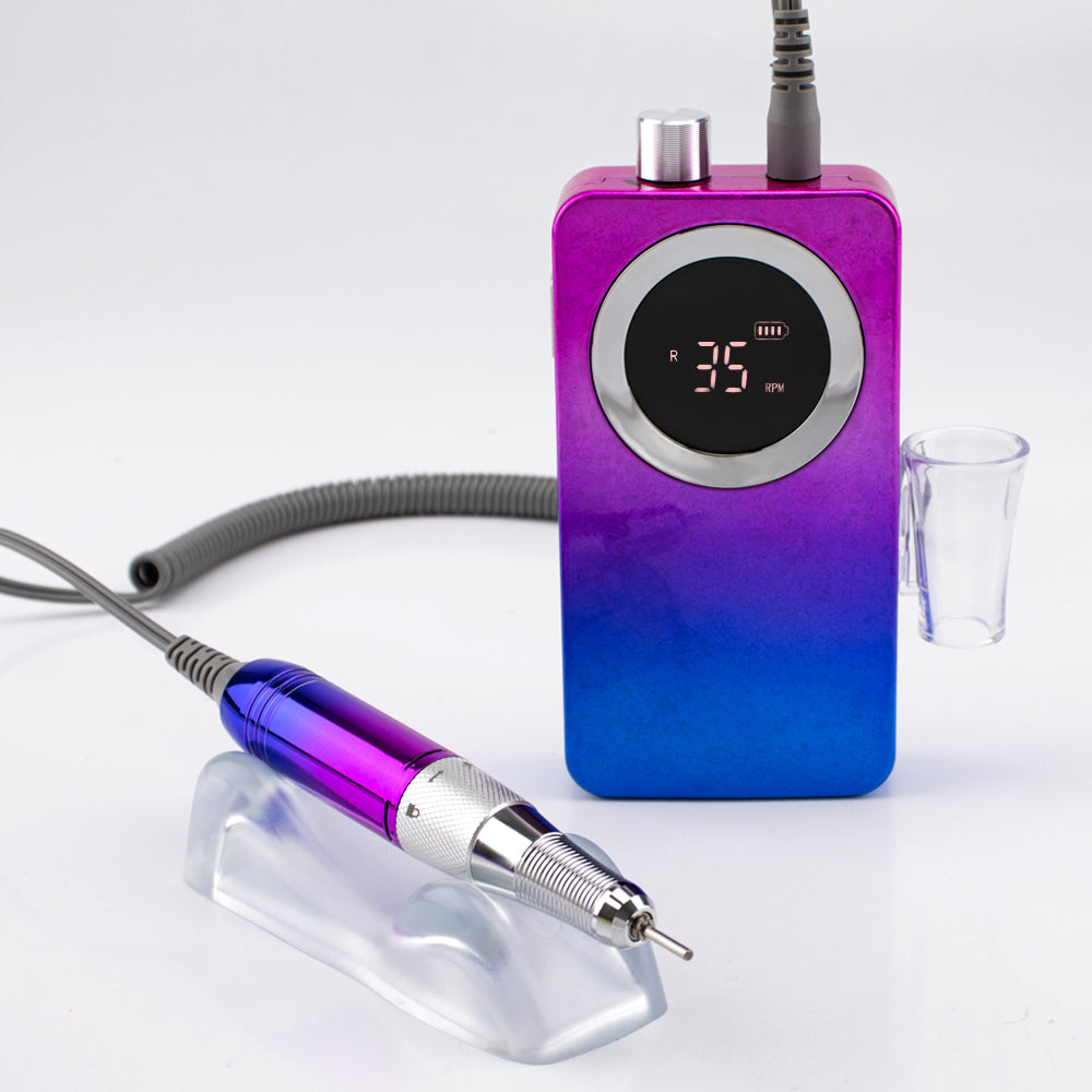 FNDM015 Electric Nail Drill 35.000 RPM Portable Nail Supplies Rechargeable Nail Drill Polish Remover Machine Accept Customize Logo