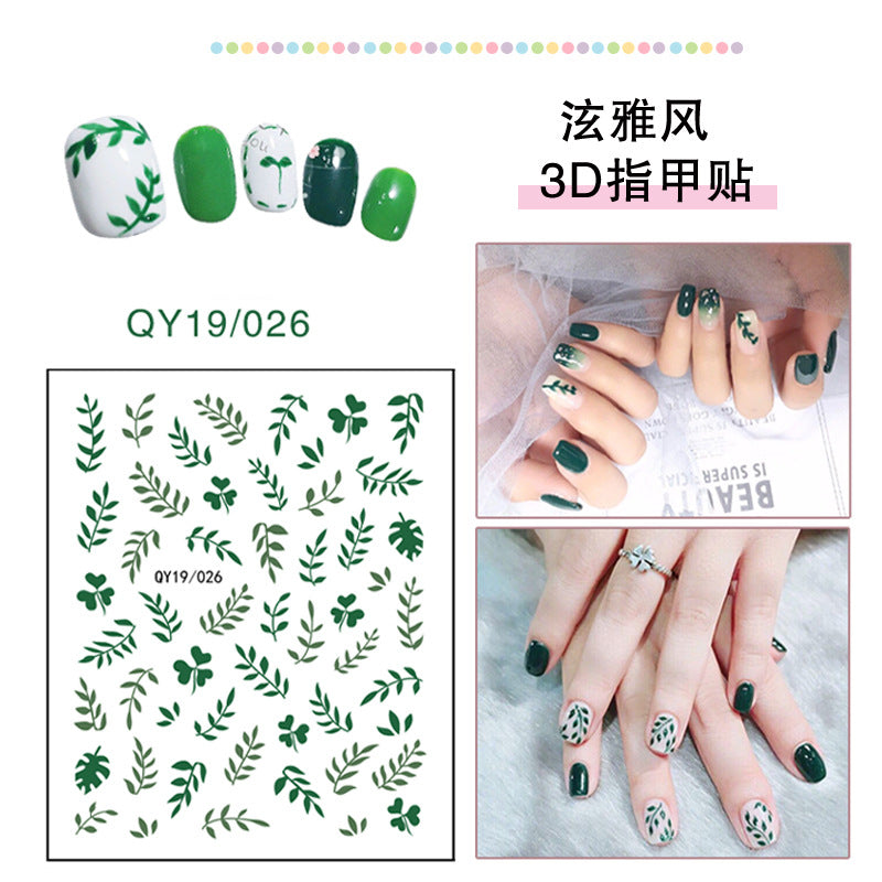 NS5D033  ForLife new Cartoon Nail Art Decals 2D Manicure Applique Nail Stickers for Nail Decoration