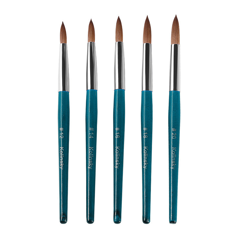 NBR022 ForLife Nair art 100% pure Kolinsky hair brush Nail Tools Nail Pen Crystal Pen Mink Hair Brush Drawing Carving Pen