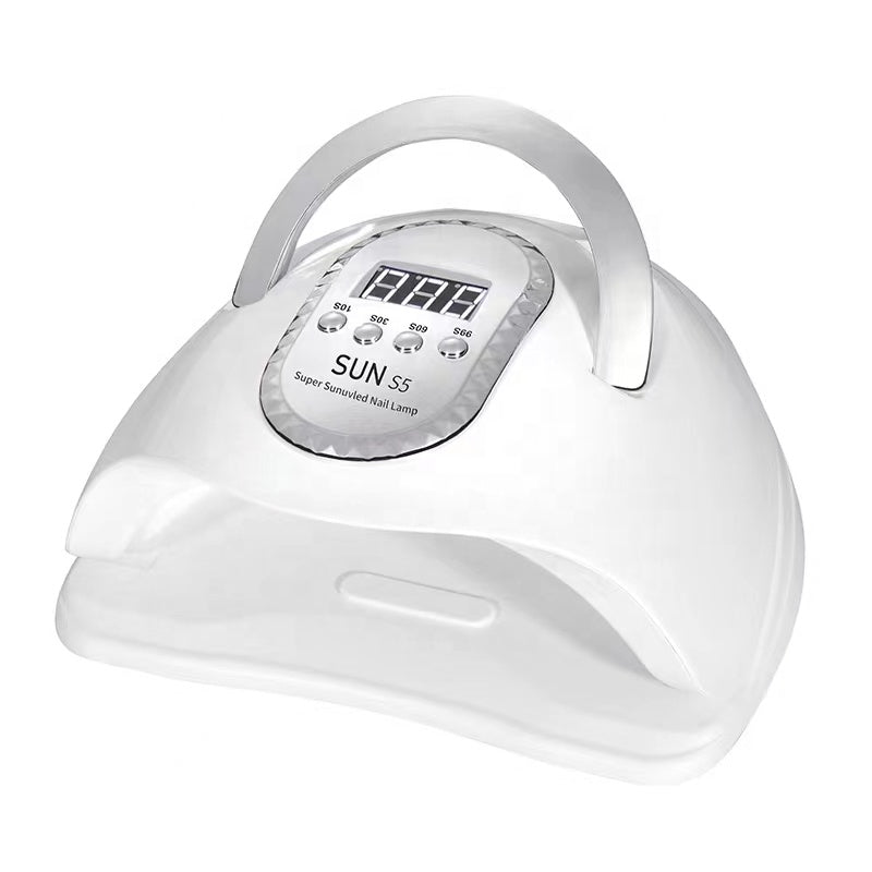 FNL007 New Arrival SUN S5 280W Portable Led Nail Lamp Double Light Source UV LED Gel Dryer Nail Lamp for Salon Manicure