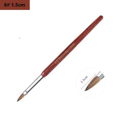 NBR022 ForLife Nair art 100% pure Kolinsky hair brush Nail Tools Nail Pen Crystal Pen Mink Hair Brush Drawing Carving Pen
