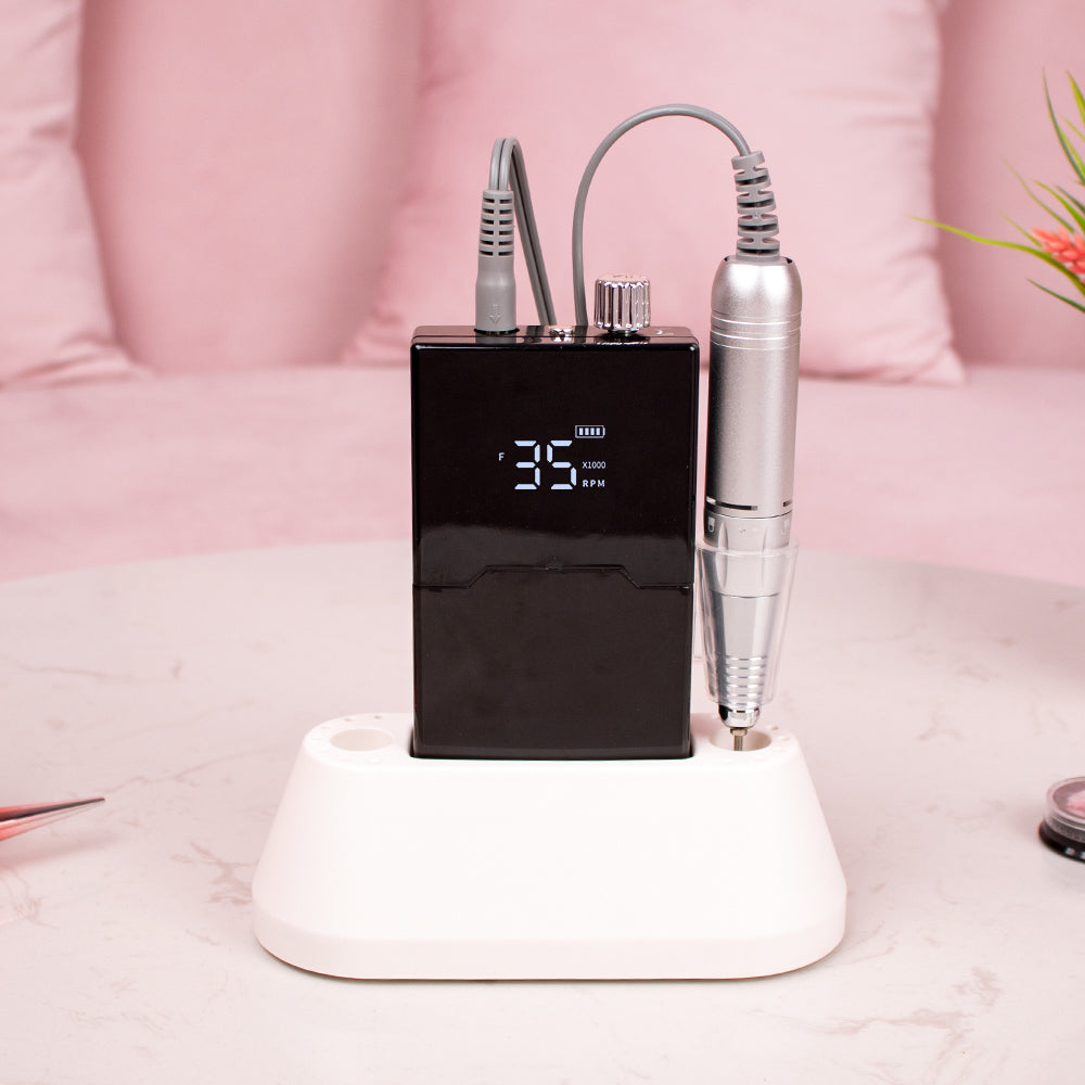 FNDM014 Nail Polishing Sander Drill Bit Instrument Portable Electric Nail Drill Machine Rechargeable Cordless Manicure Pedicure Set