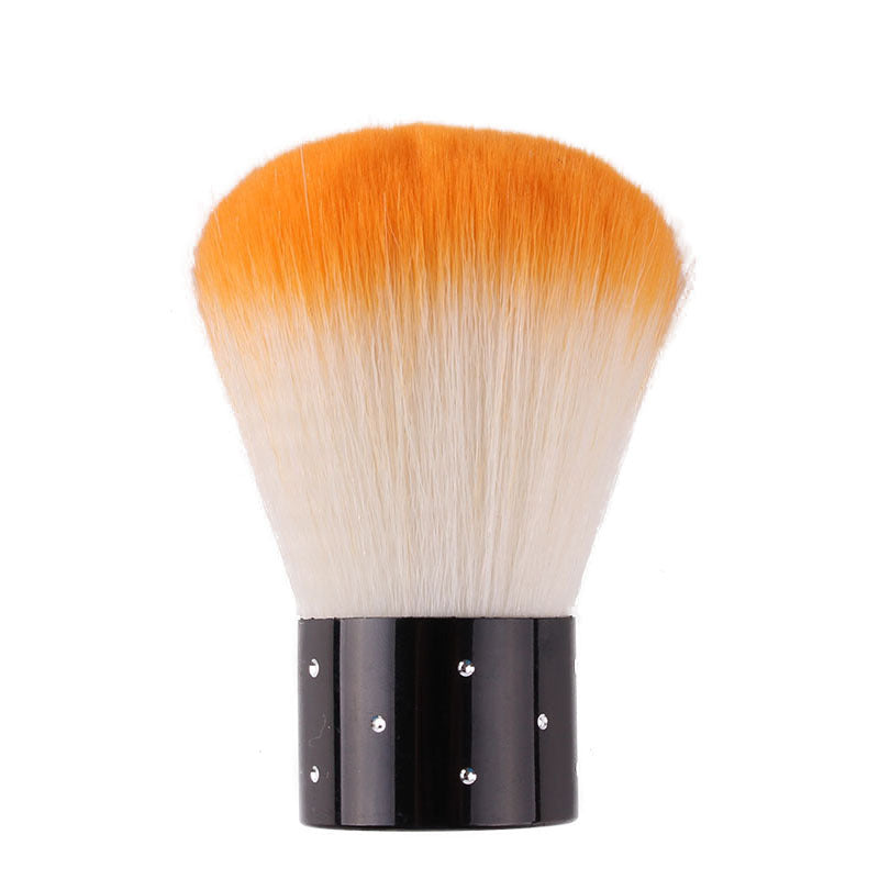 NBR047 Nail powder brush with drill soft hair cleaning brush beauty powder blusher brush wholesale