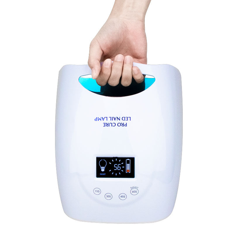 RNL005 Customize private logo portable wireless 48w Pro Cure Cordless led nail lamp uv gel nail dryer for convenient salon use
