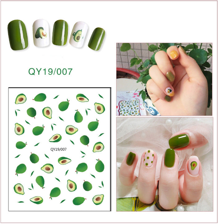 NS5D033  ForLife new Cartoon Nail Art Decals 2D Manicure Applique Nail Stickers for Nail Decoration