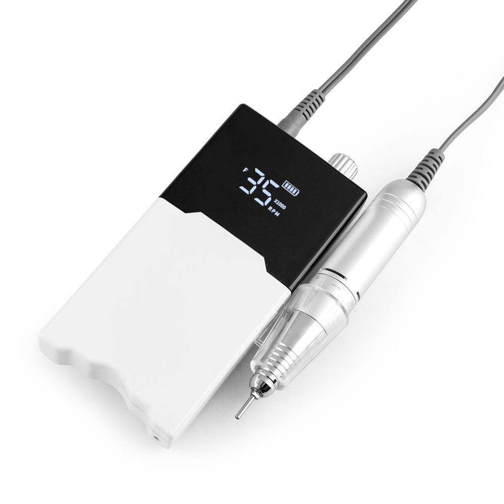 FNDM014 Nail Polishing Sander Drill Bit Instrument Portable Electric Nail Drill Machine Rechargeable Cordless Manicure Pedicure Set