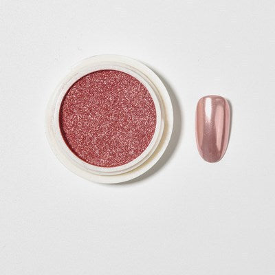 FNP002 Wholesale Antique New Water Ripple Nail Polish Mirror Powder Champagne Rose Gold For Nail Decoration