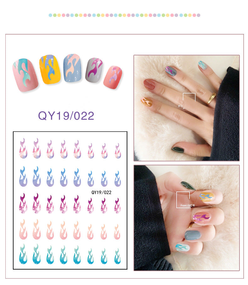 NS5D033  ForLife new Cartoon Nail Art Decals 2D Manicure Applique Nail Stickers for Nail Decoration