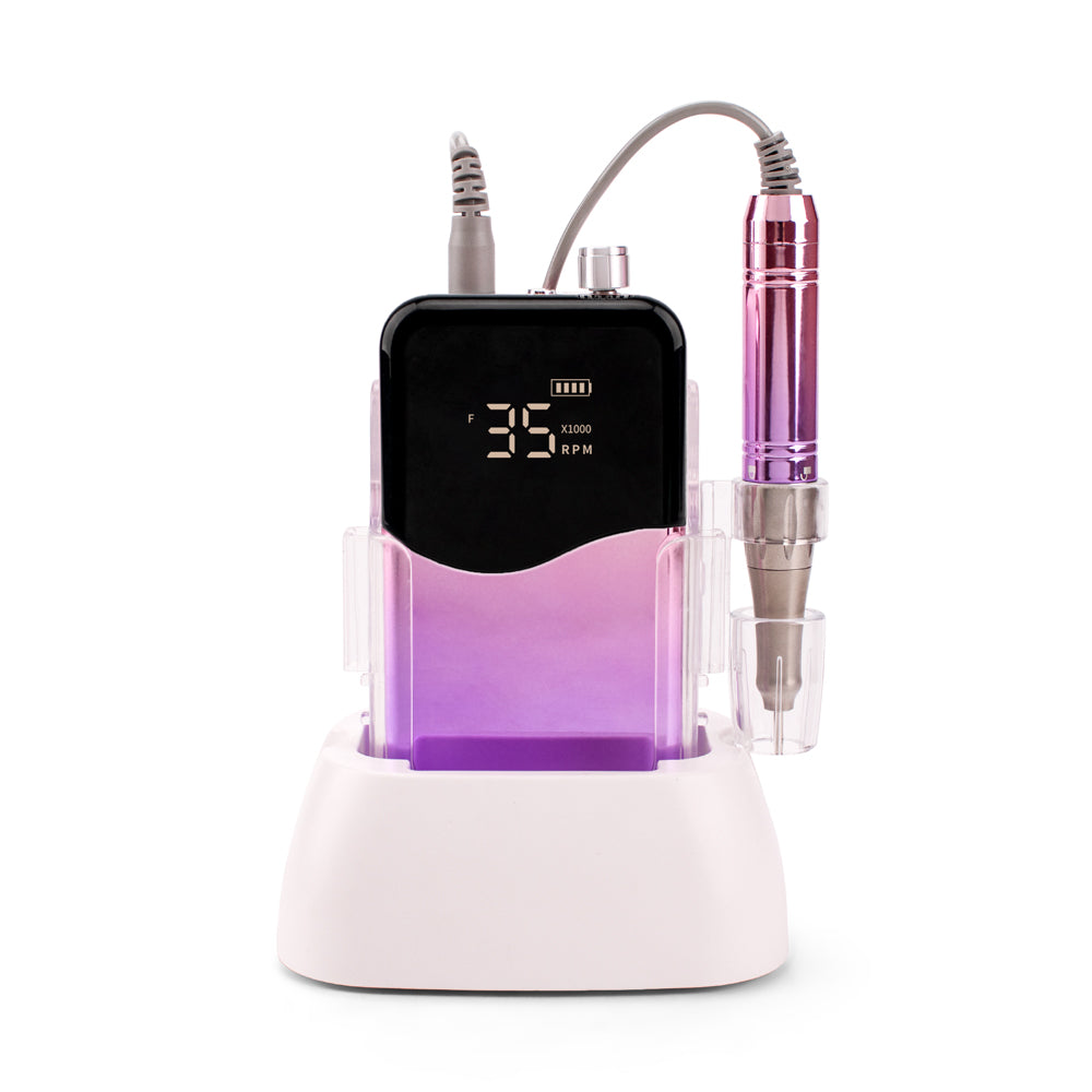 FNDM007 New Technology 65w Coreless Motor Electric Nail File 35K Portable Rechargeable Nail Drill Machine Support OEM ODM
