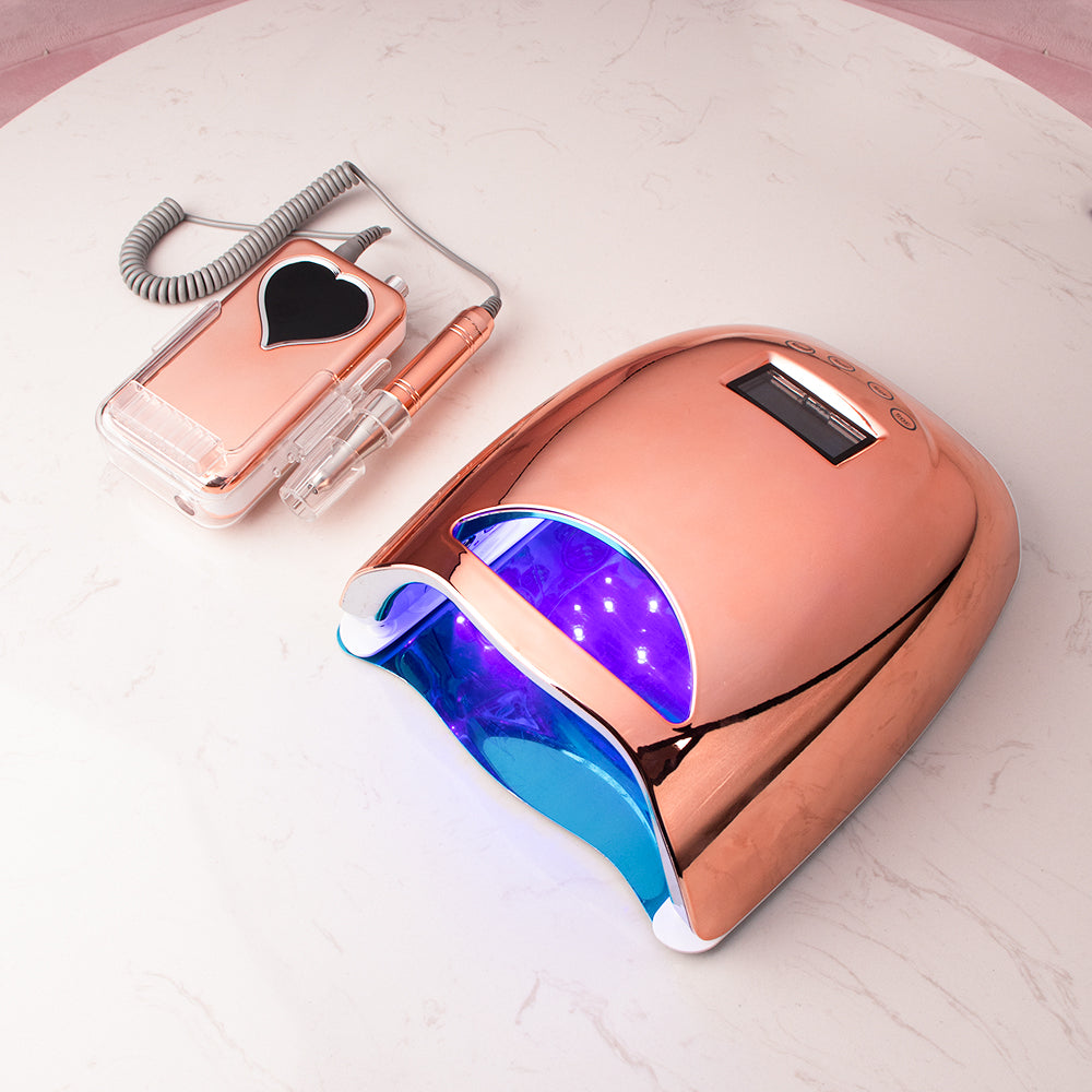 RNL005 Customize private logo portable wireless 48w Pro Cure Cordless led nail lamp uv gel nail dryer for convenient salon use