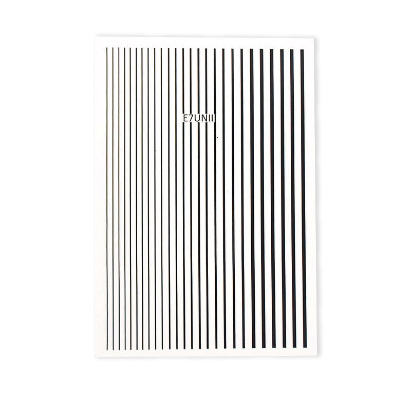 NS5D030  ForLife Nail Strip Stickers Metal Strip Tape Nail Art Adhesive DIY Foil Tips Nail Sticker Decal