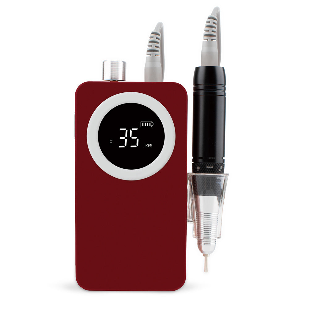 FNDM015 Electric Nail Drill 35.000 RPM Portable Nail Supplies Rechargeable Nail Drill Polish Remover Machine Accept Customize Logo