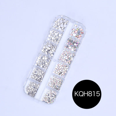 NRS021 ForLife Mixed nail art decals diamond jewelry crystal nails art rhinestone designs 3d shinny nail decorations