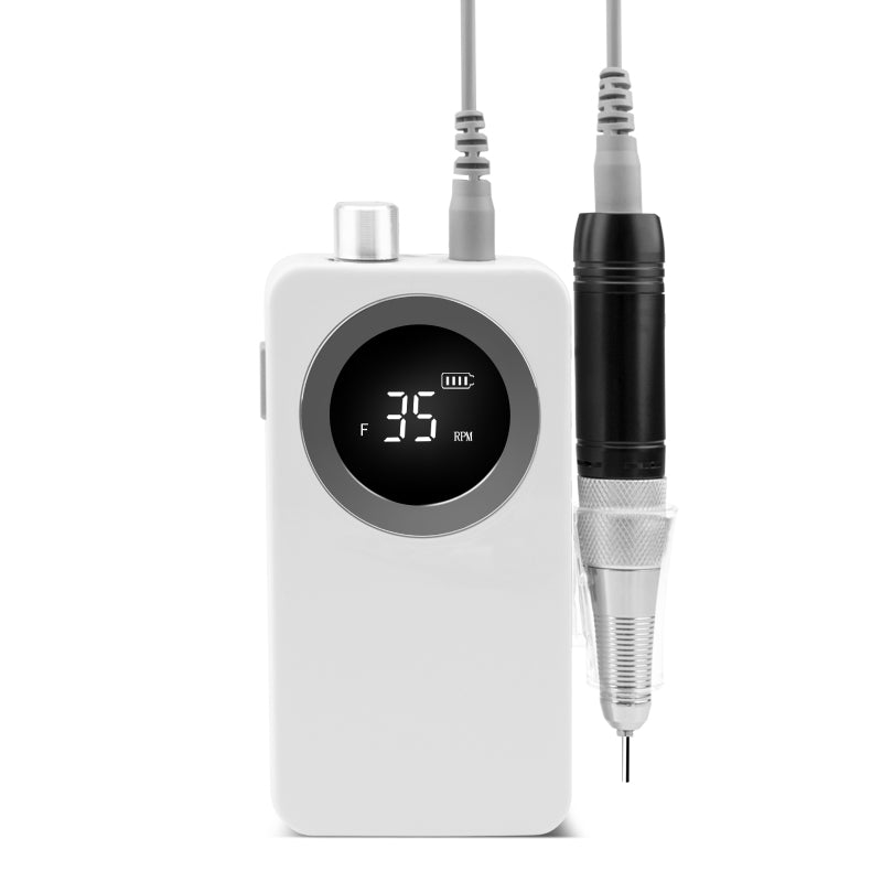 FNDM015 Electric Nail Drill 35.000 RPM Portable Nail Supplies Rechargeable Nail Drill Polish Remover Machine Accept Customize Logo