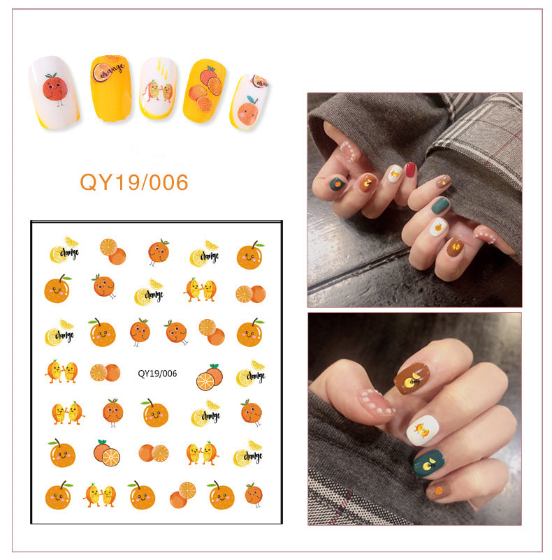 NS5D033  ForLife new Cartoon Nail Art Decals 2D Manicure Applique Nail Stickers for Nail Decoration