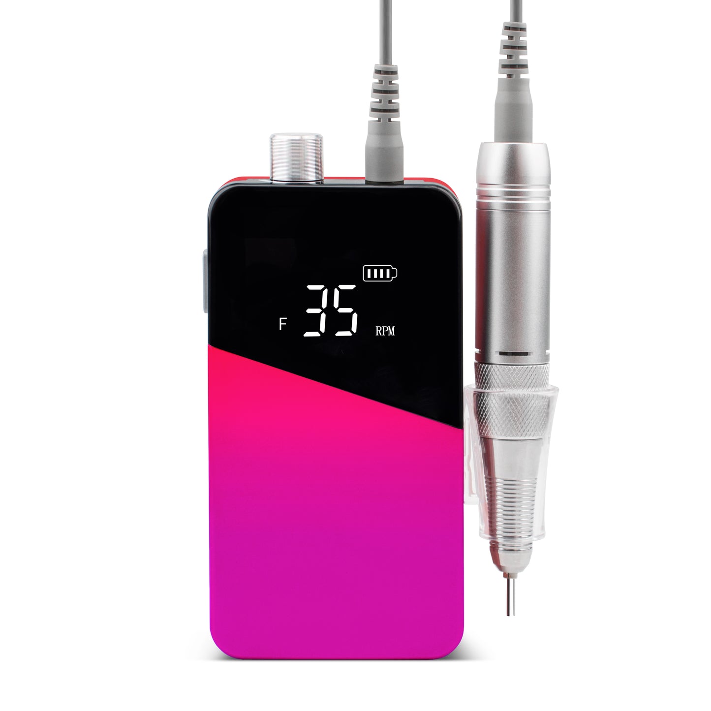 FNDM048 Let All customers crazy Gradient Color 35000 RPM electric nail drill machine professional rechargeable efile drill for nail gel