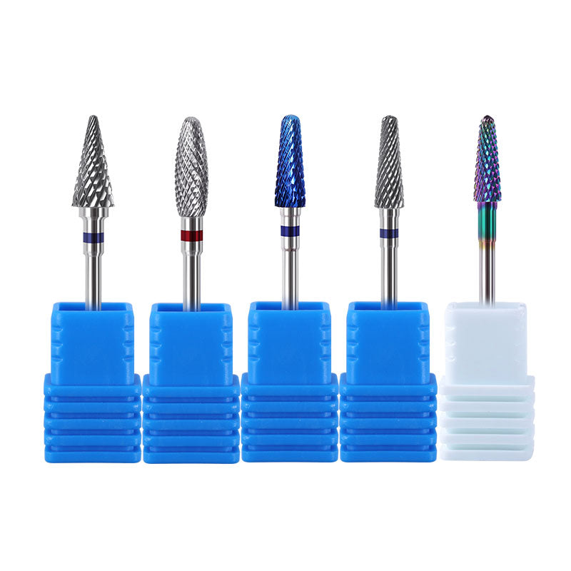 NDB037 Tungsten Carbide Nail Drill Electric Rotary Milling Cutter Bit for Manicure Dead Skin Gel Remove Nail Art Tools