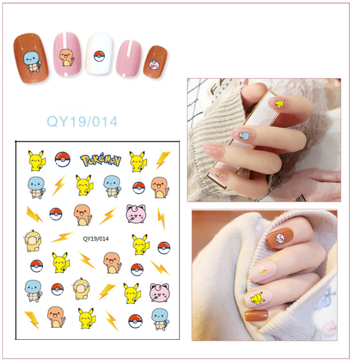 NS5D033  ForLife new Cartoon Nail Art Decals 2D Manicure Applique Nail Stickers for Nail Decoration