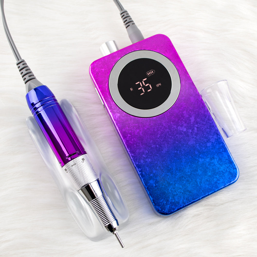 FNDM015 Electric Nail Drill 35.000 RPM Portable Nail Supplies Rechargeable Nail Drill Polish Remover Machine Accept Customize Logo