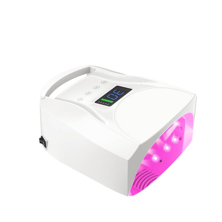 RNL006 2022 New Manicure 96W Intelligent Induction Dual Light Source Rechargeable Led UV nail light Lamp Nail Dryer