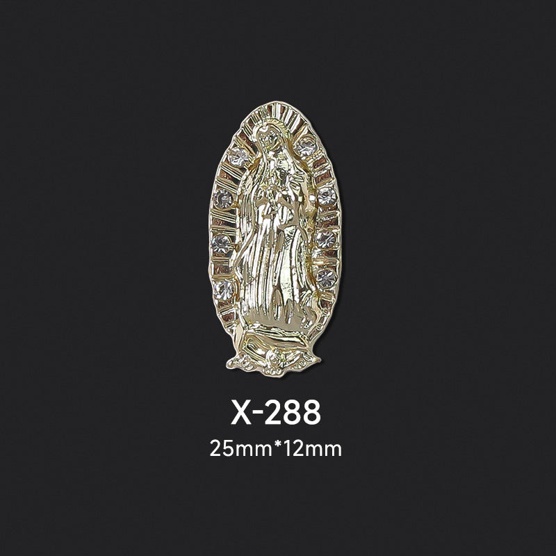 NZJ048 Beauty top St.Jude Nail Art Alloy rhinestone Jewelry charms