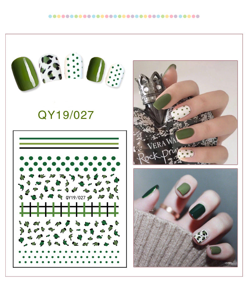 NS5D033  ForLife new Cartoon Nail Art Decals 2D Manicure Applique Nail Stickers for Nail Decoration