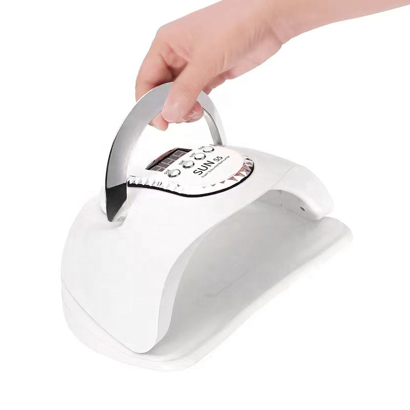 FNL007 New Arrival SUN S5 280W Portable Led Nail Lamp Double Light Source UV LED Gel Dryer Nail Lamp for Salon Manicure