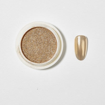 FNP002 Wholesale Antique New Water Ripple Nail Polish Mirror Powder Champagne Rose Gold For Nail Decoration